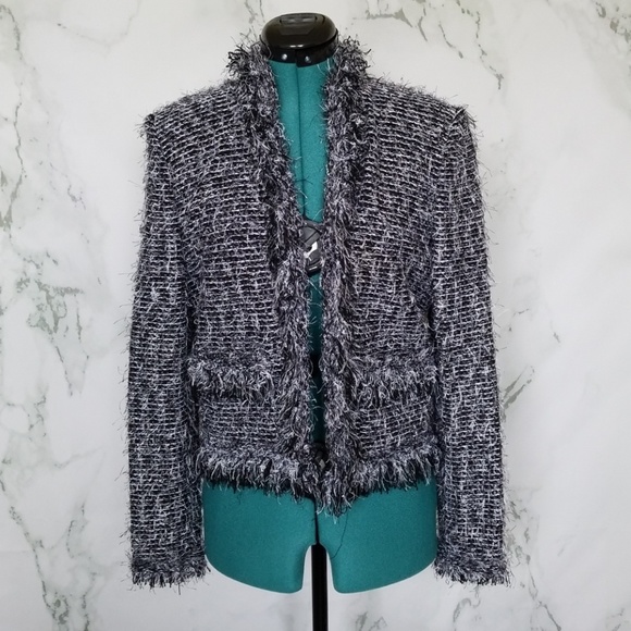 St. John Collection Jackets & Blazers - ⚡CM SALE! St. John Collection Fuzzy Jacket